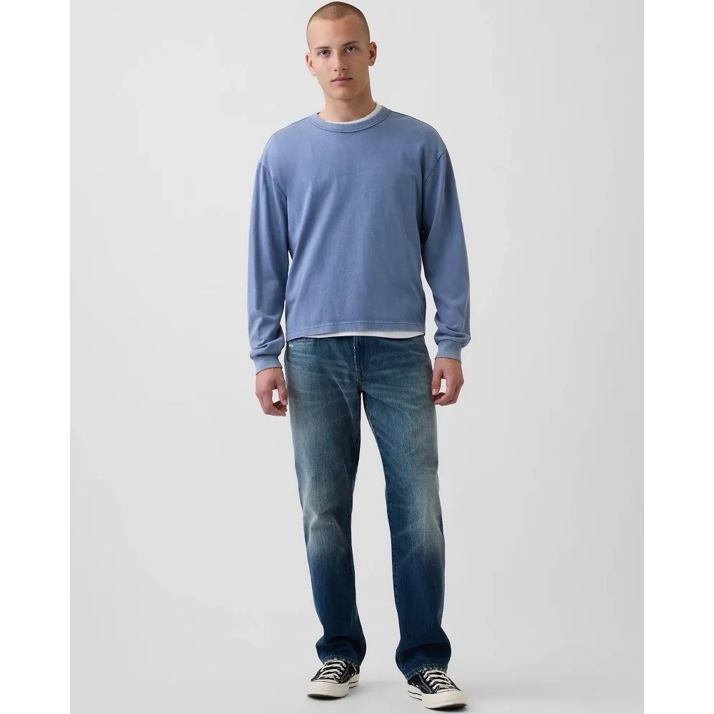 GAP Blue Bootcut Jeans Classic Denim Relaxed Fit Straight SZ 38x30 New NWT